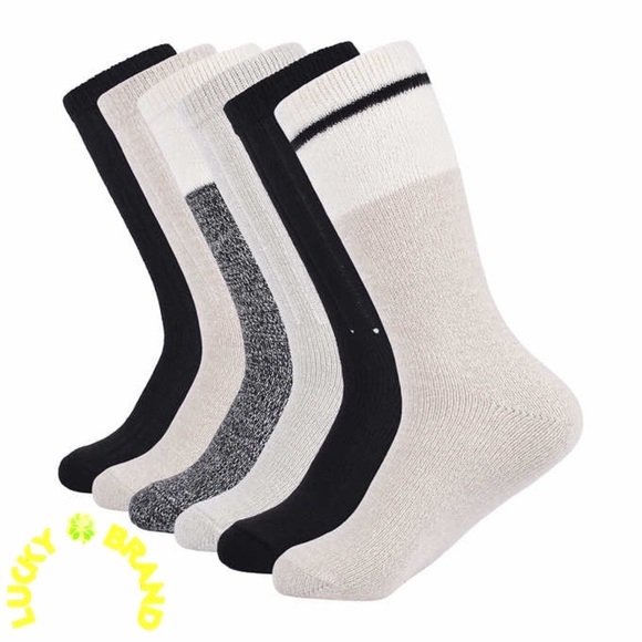 Lucky Brand Accessories - Lucky brand 6 pair boot socks size 5-10